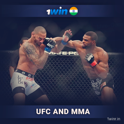 UFC betting at 1Win India