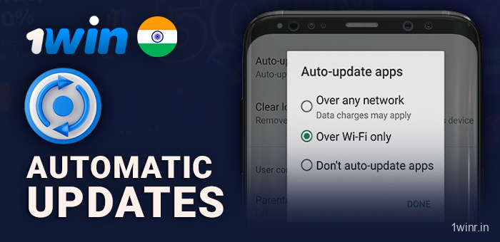 Automatic Updates 1win Mobile App