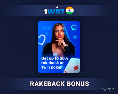 1win 50% Rakeback Bonus Casino