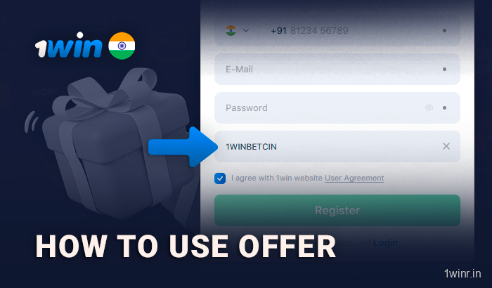 How to activate 1win bonus code