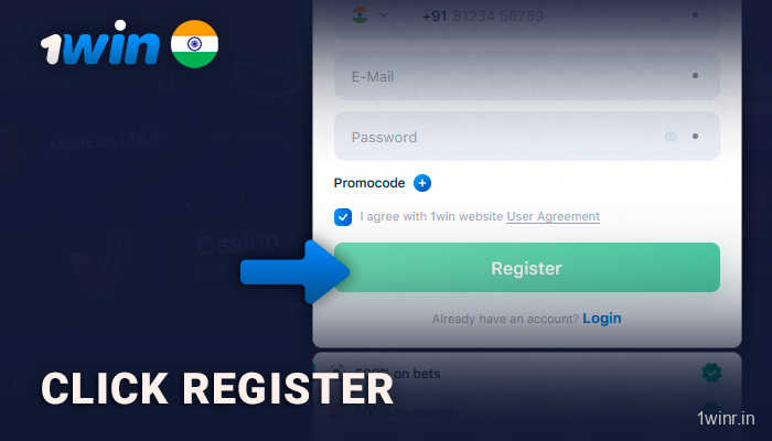 Press Register On 1Win Site