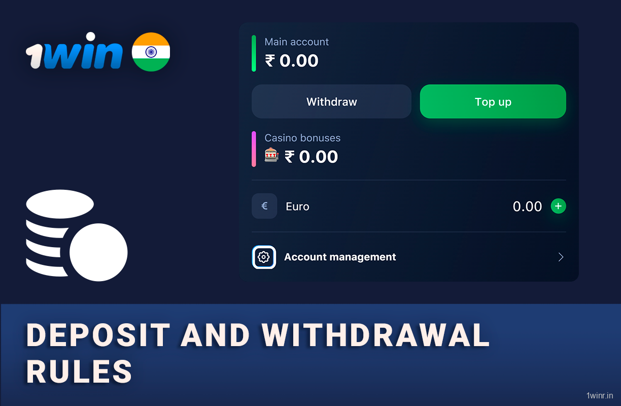 1Win Deposit and Withdrawal Rules