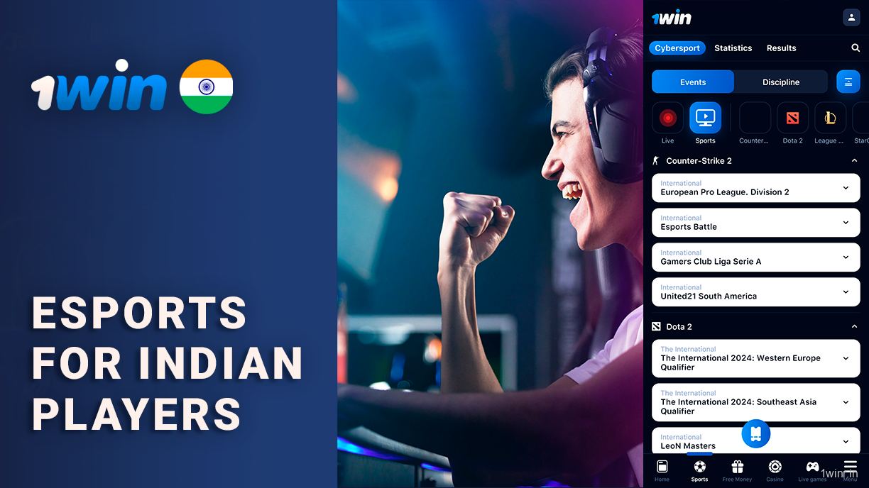 1Win Esports for Indian Players