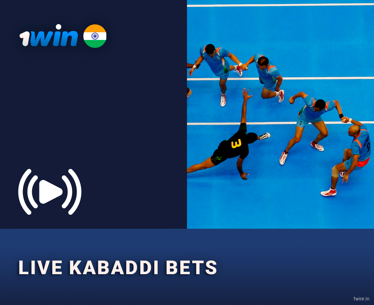 1Win Live Kabaddi Bets