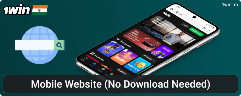 Browser version of 1win for Indian players