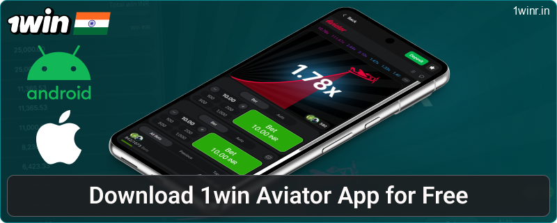Aviator mobile app at 1win India