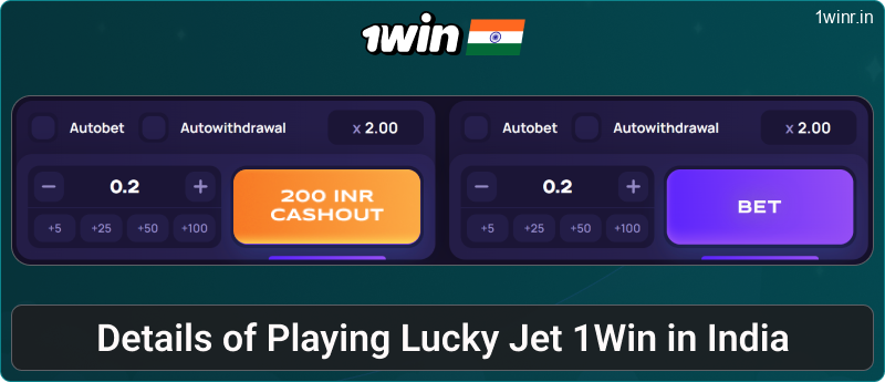 Lucky Jet game instructions for Indian 1win players