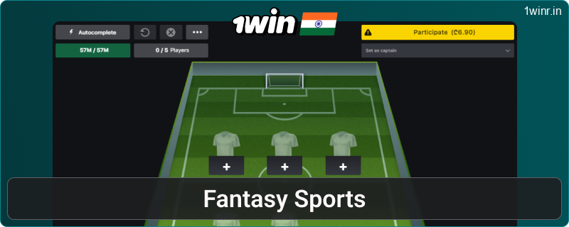 Bet on Fantasy Sports on 1Win IN