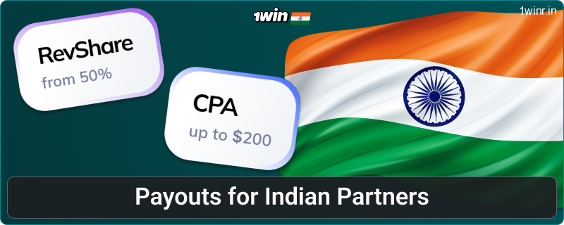 Payout options for Indian 1win users